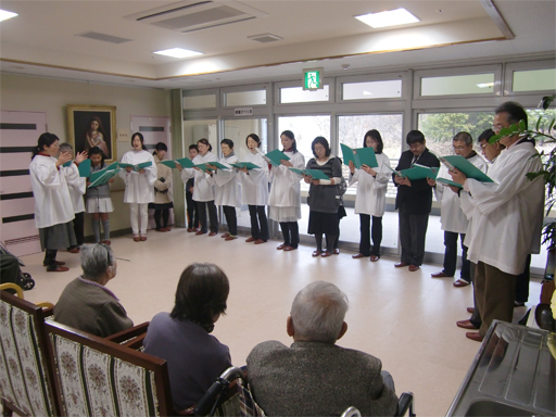 2015クリスマス聖歌隊慰問